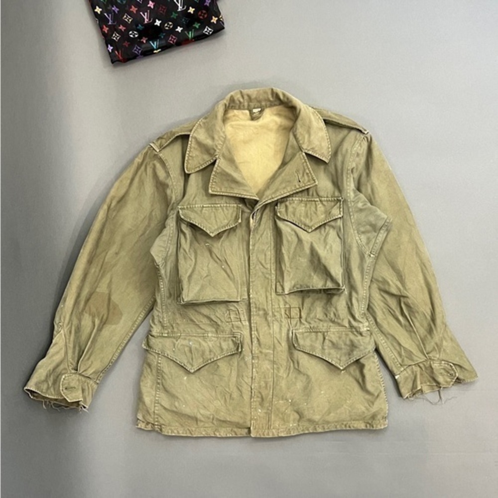 Vintage World War Era 1940s Military Jacket